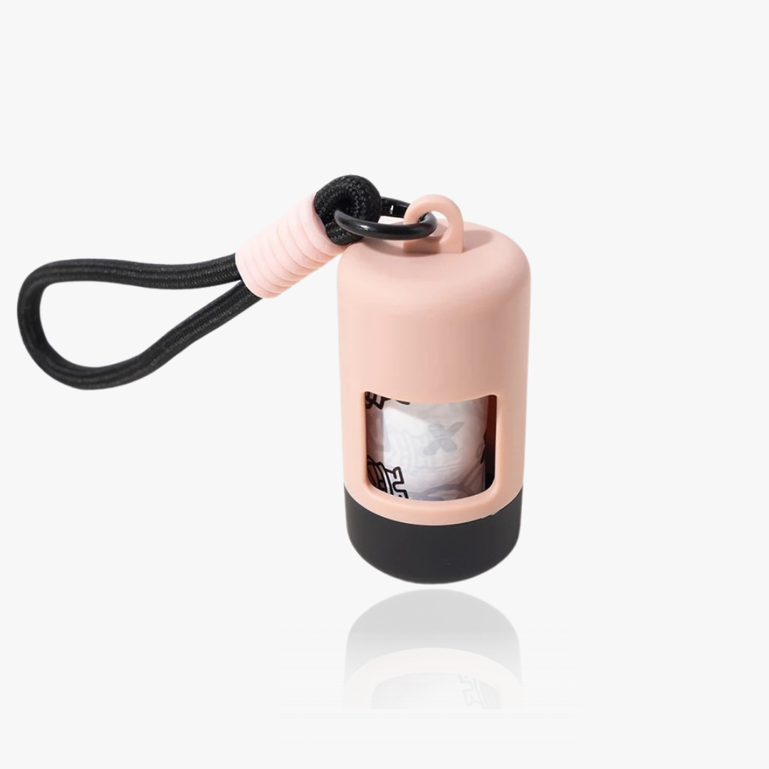 LoopPod Poop Bag - Pink Black