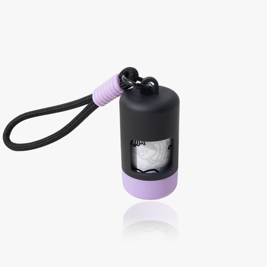 LoopPod Poop Bag - Black Purple