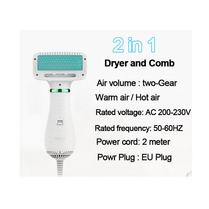 FurFlow 2-in-1 Dryer Brush