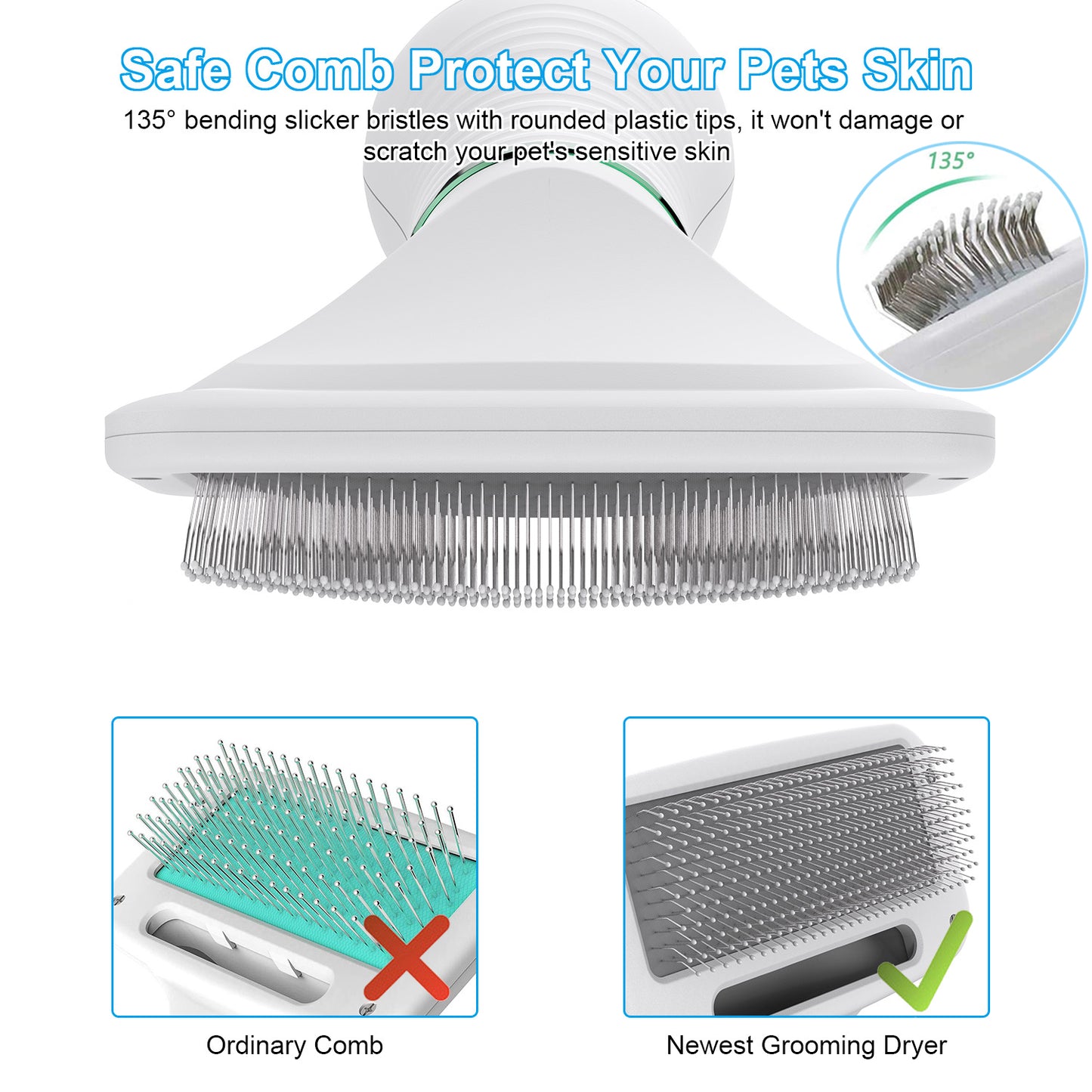 FurFlow 2-in-1 Dryer Brush