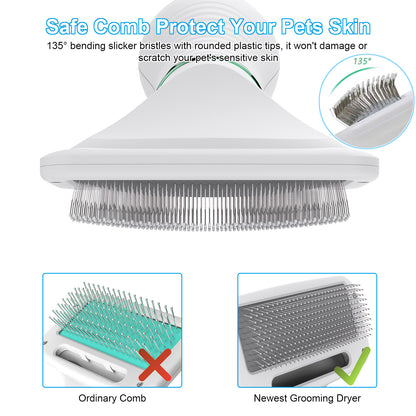 FurFlow 2-in-1 Dryer Brush