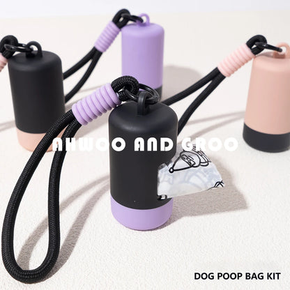LoopPod Poop Bag - Pink Black