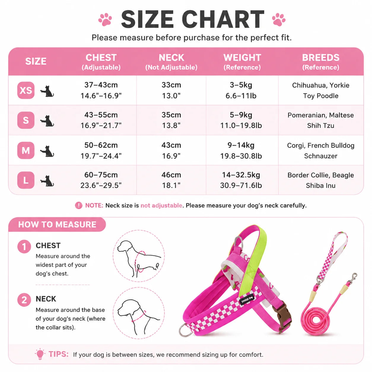 Vista V-Shaped Harness Set